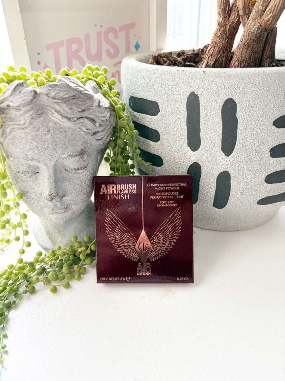 NEW Charlotte Tilbury Airbrush Flawless Finish Setting Powder in 4 Deep
